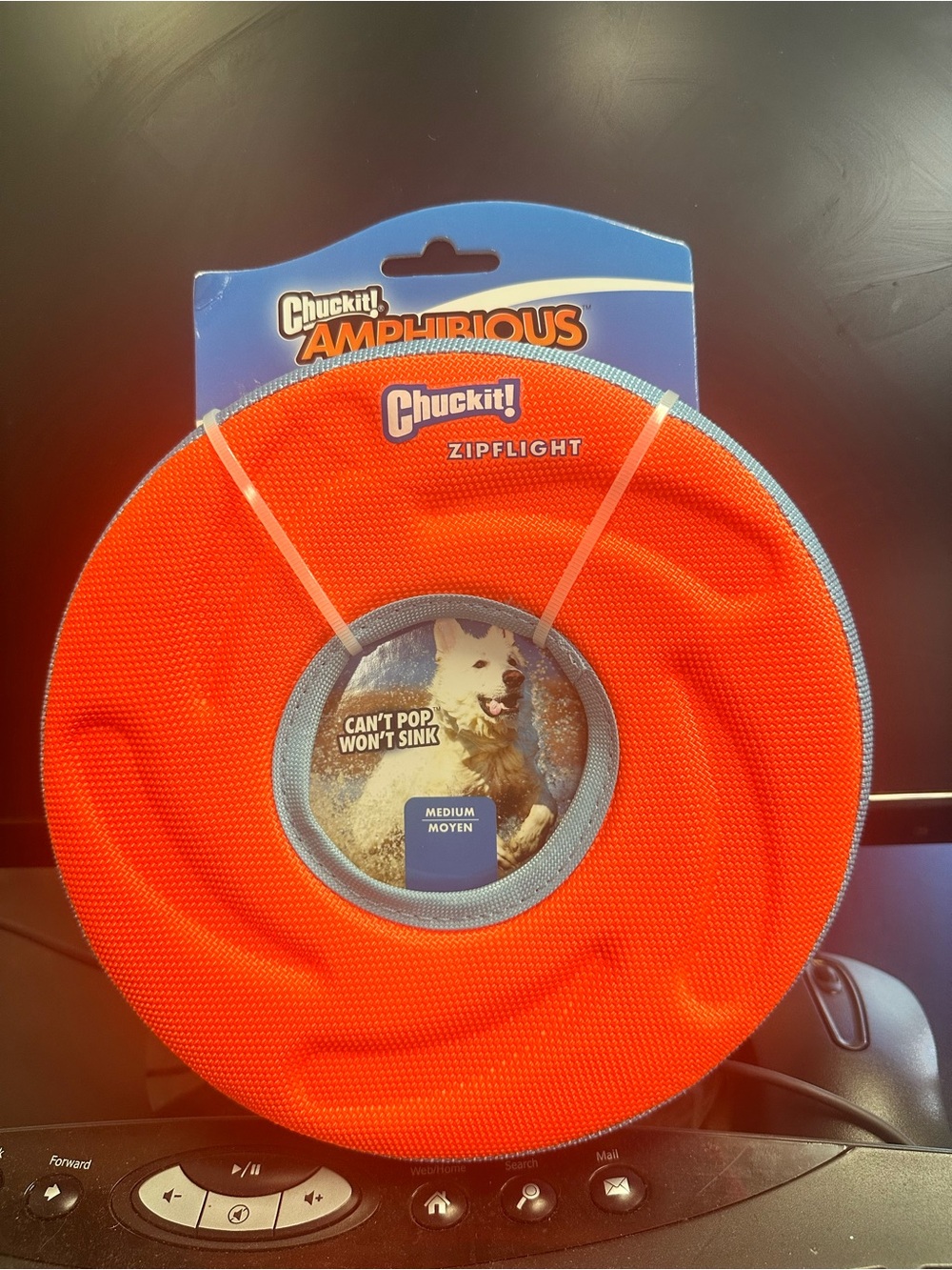 Zipflight Amphibious Dog Disc - Orange